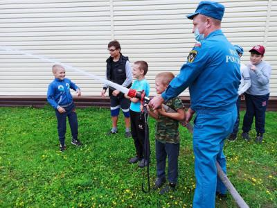 В гостях у огнеборцев